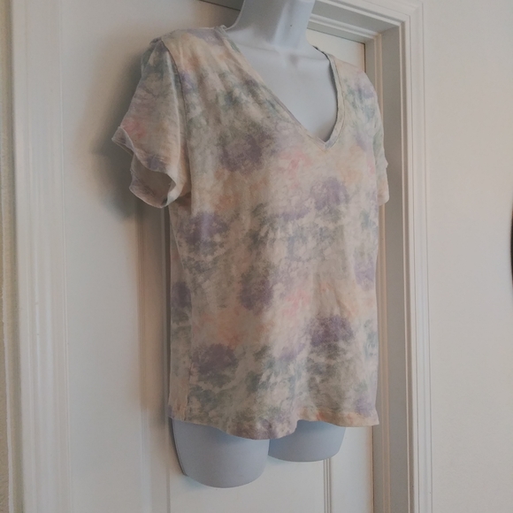 RAILS CARA COTTON TEE RAINBOW TIE DYE - Picture 6 of 10